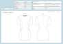 draw fashion or digital illustration, flat sketch front back